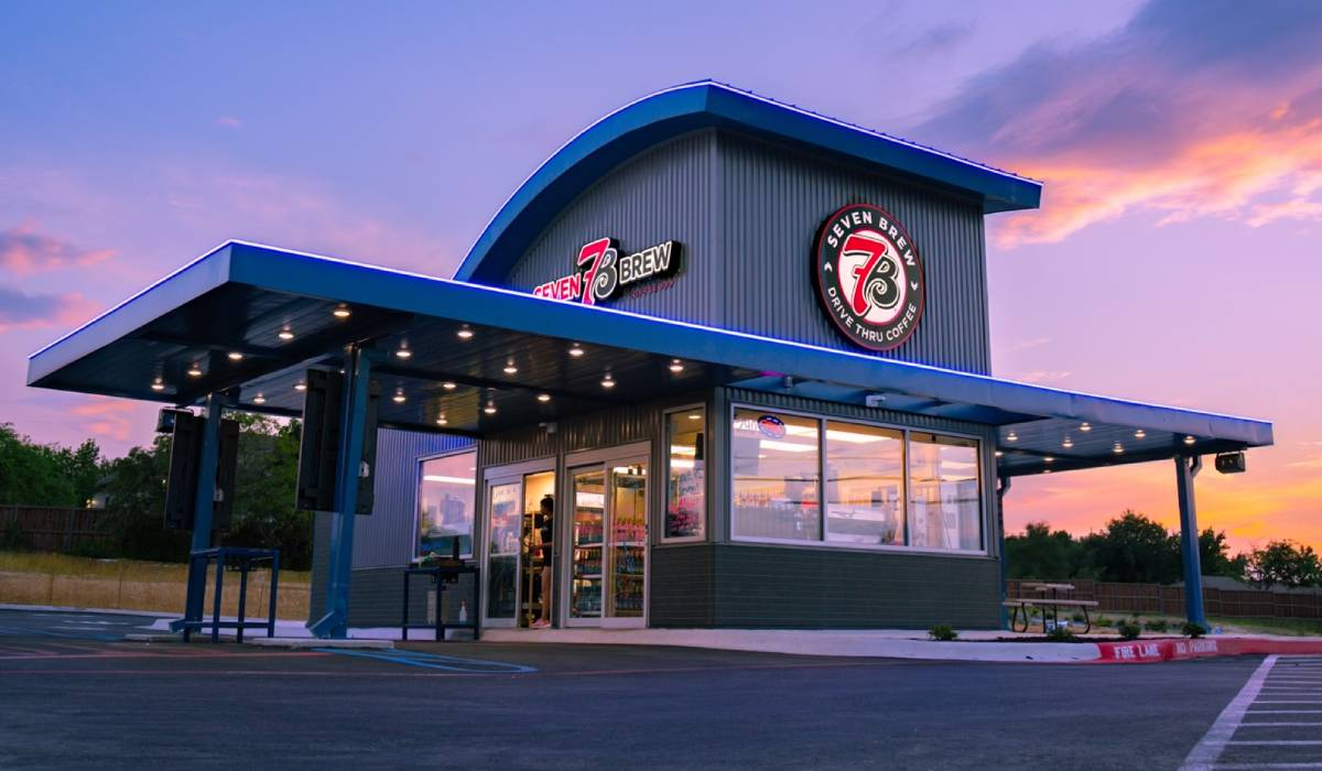 Drive-Through location of 7 Brew. Photo Credits: QSR Magazine