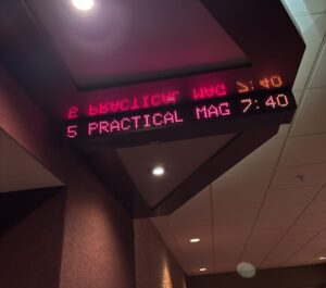 Theater sign for "Practical Magic 2"
