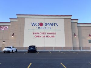 Outside Woodman's Food Market