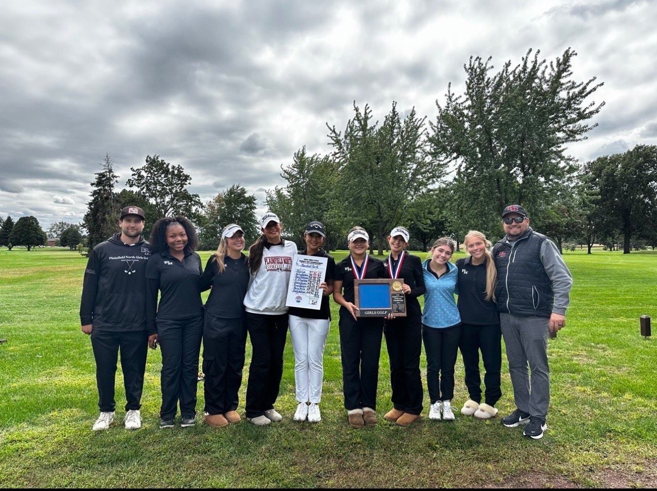 Girls golf team conference champs. Photo Credit: Emily Sullivan