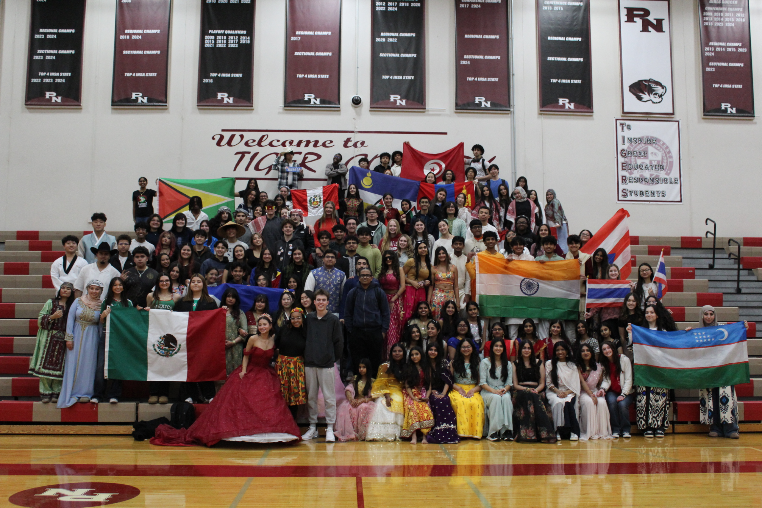World Culture Fair participants of 2026. Photo Credit: Senior Talise Majors.