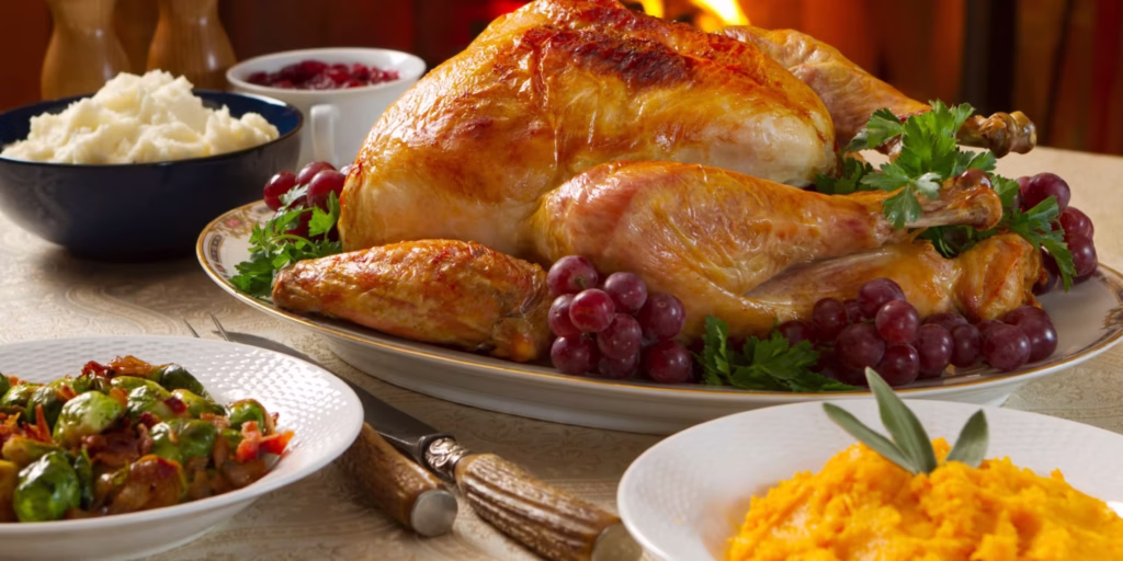 A traditional Thanksgiving meal. Photo credit: History.com.